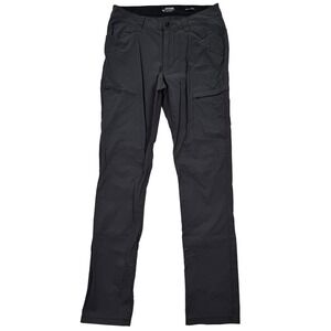 Off The Grid Mens 30x34 Trailblazer Pro Pant Taper Fit Gray Nylon Spandex Casual